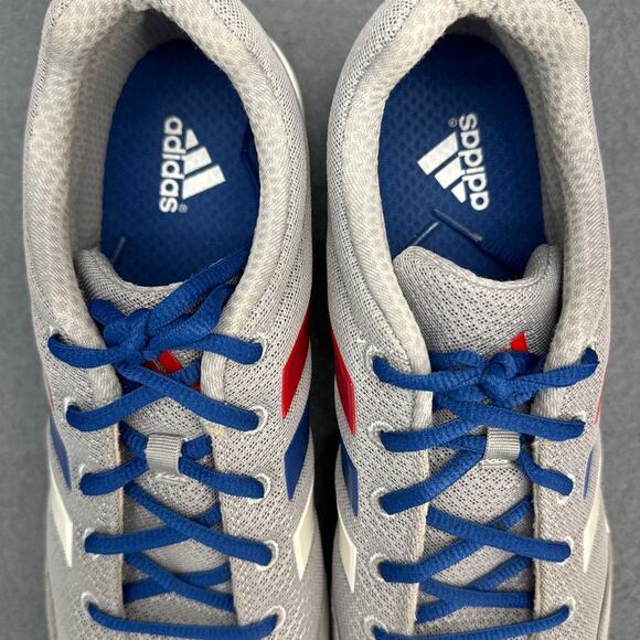 Adidas X-Hale 2013 Gray Red White Blue Low Top Athletic Sneaker Men 11 - Picture 6 of 8